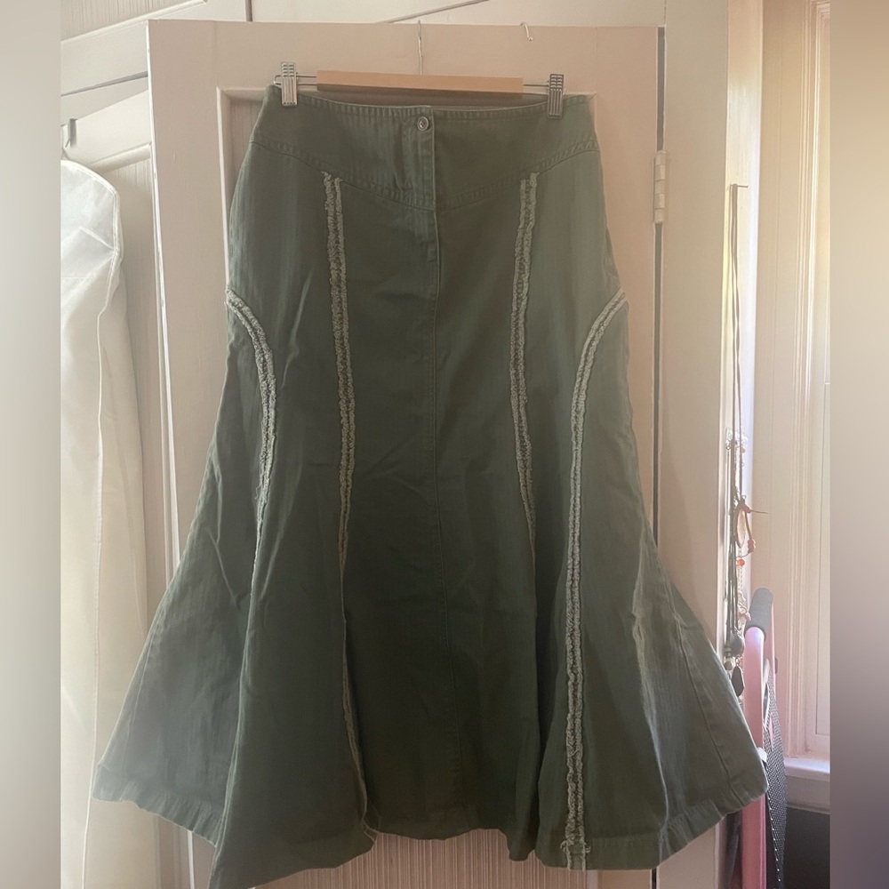 Western cowgirl Olive A-Line Skirt